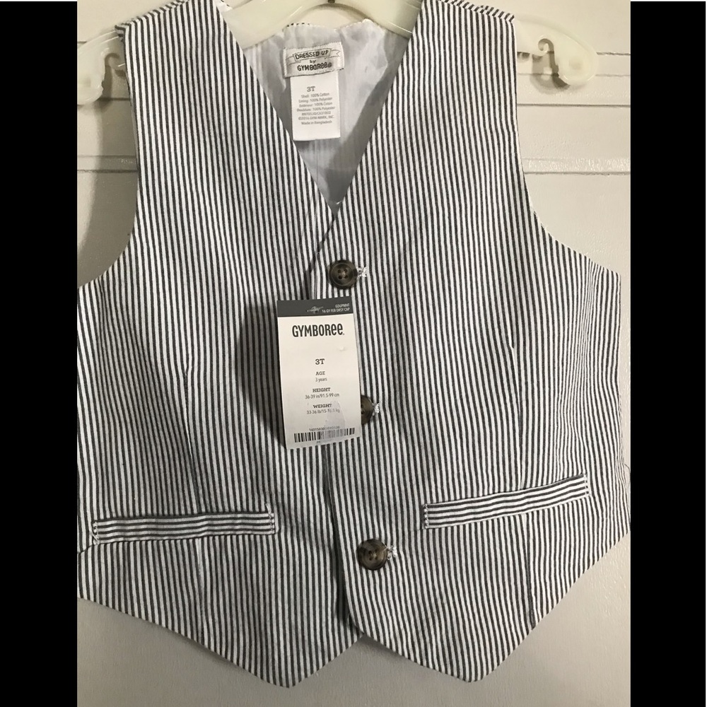 Seersucker vest